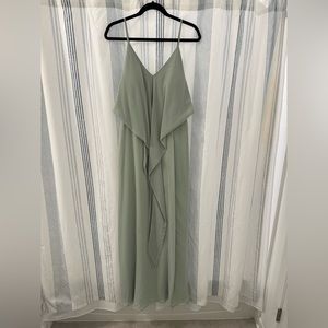 Azazie Dusty Sage Bridesmaid Dress